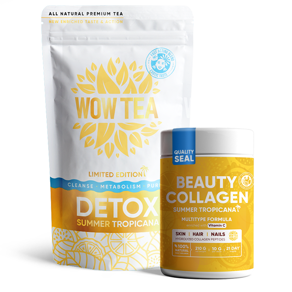 Summer Tropicana Detox Tee + Summer Tropicana Collagen
