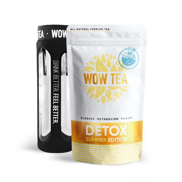 Summer Detox Tee + Teepullo (Musta)