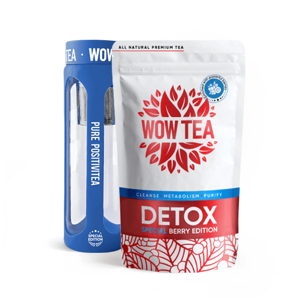 Berry Detox Tea + Special Blue Tea Infuser Bottle