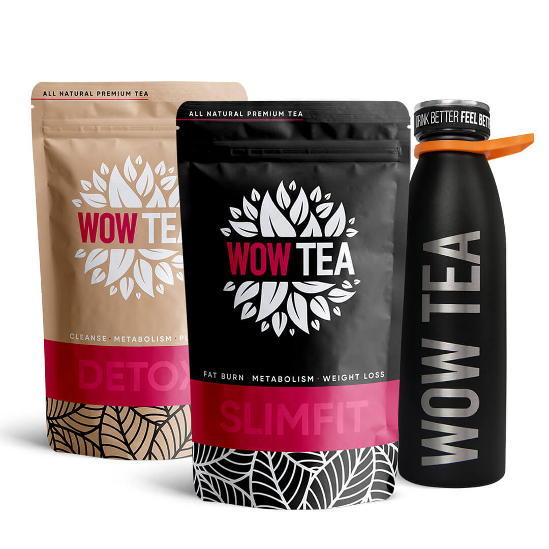 Black Infuser Thermos, 1x Detox + 1x Slimfit Tea