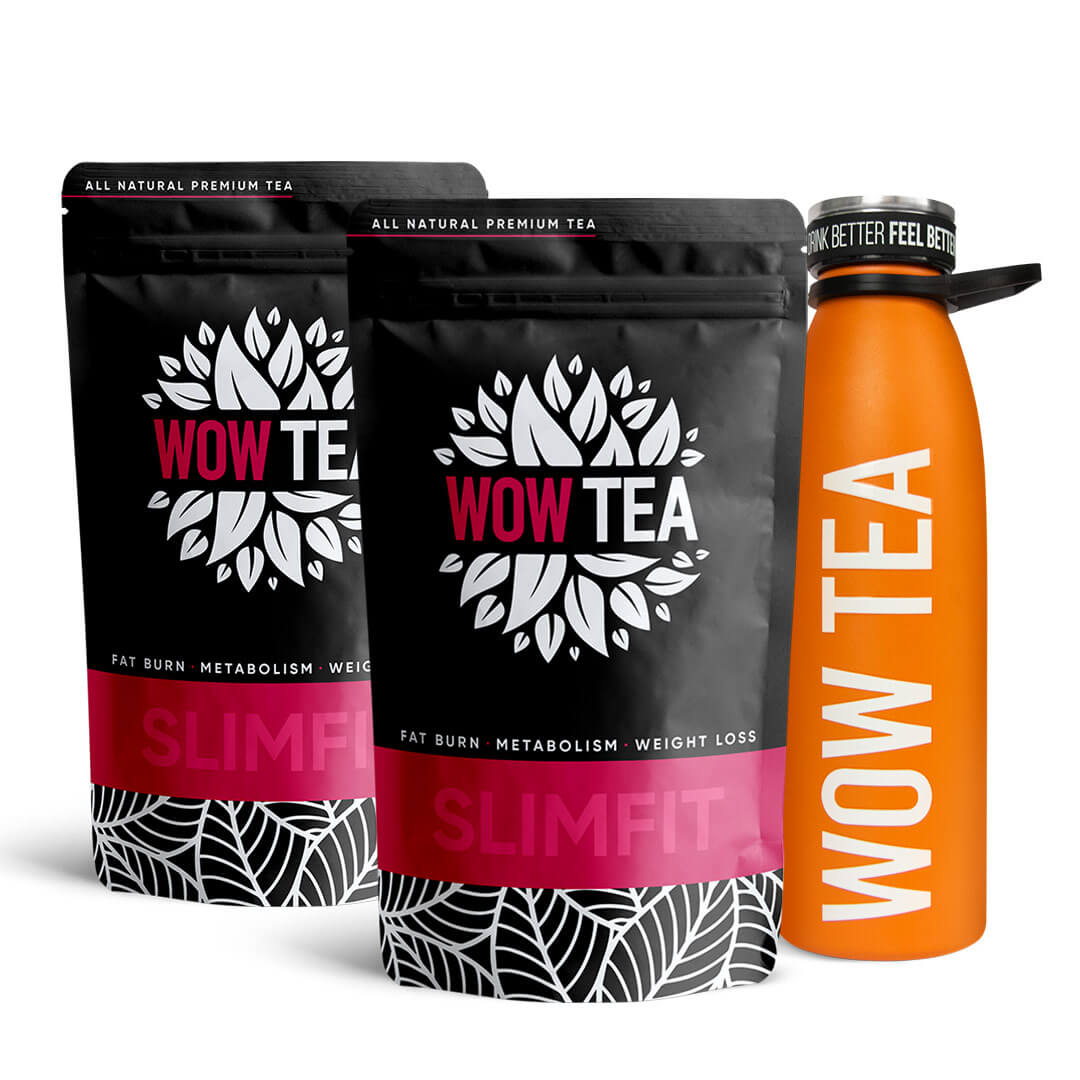 Orange Infuser Thermos, 2x Slimfit Tea